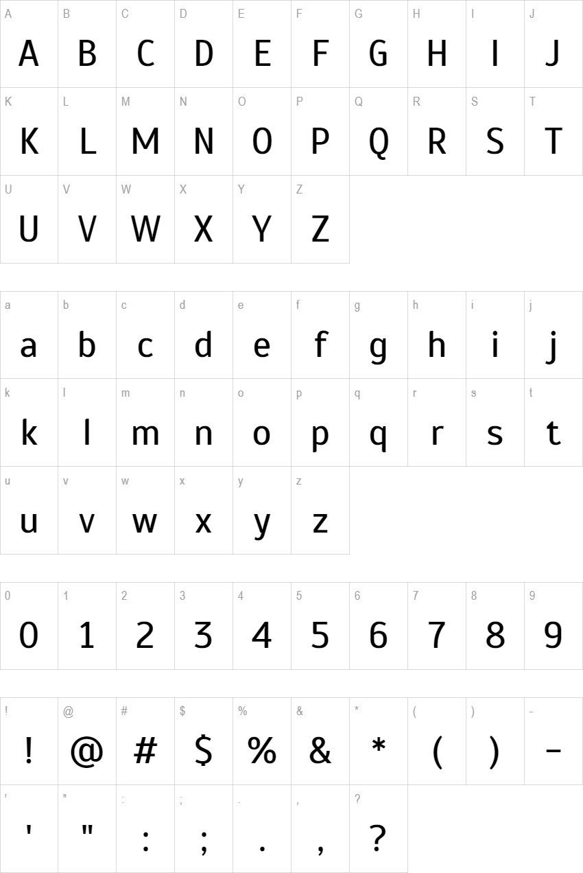 Scada glyph set